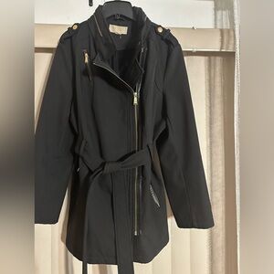 Michael Kors women’s black trench coat/bomber jacket size XL